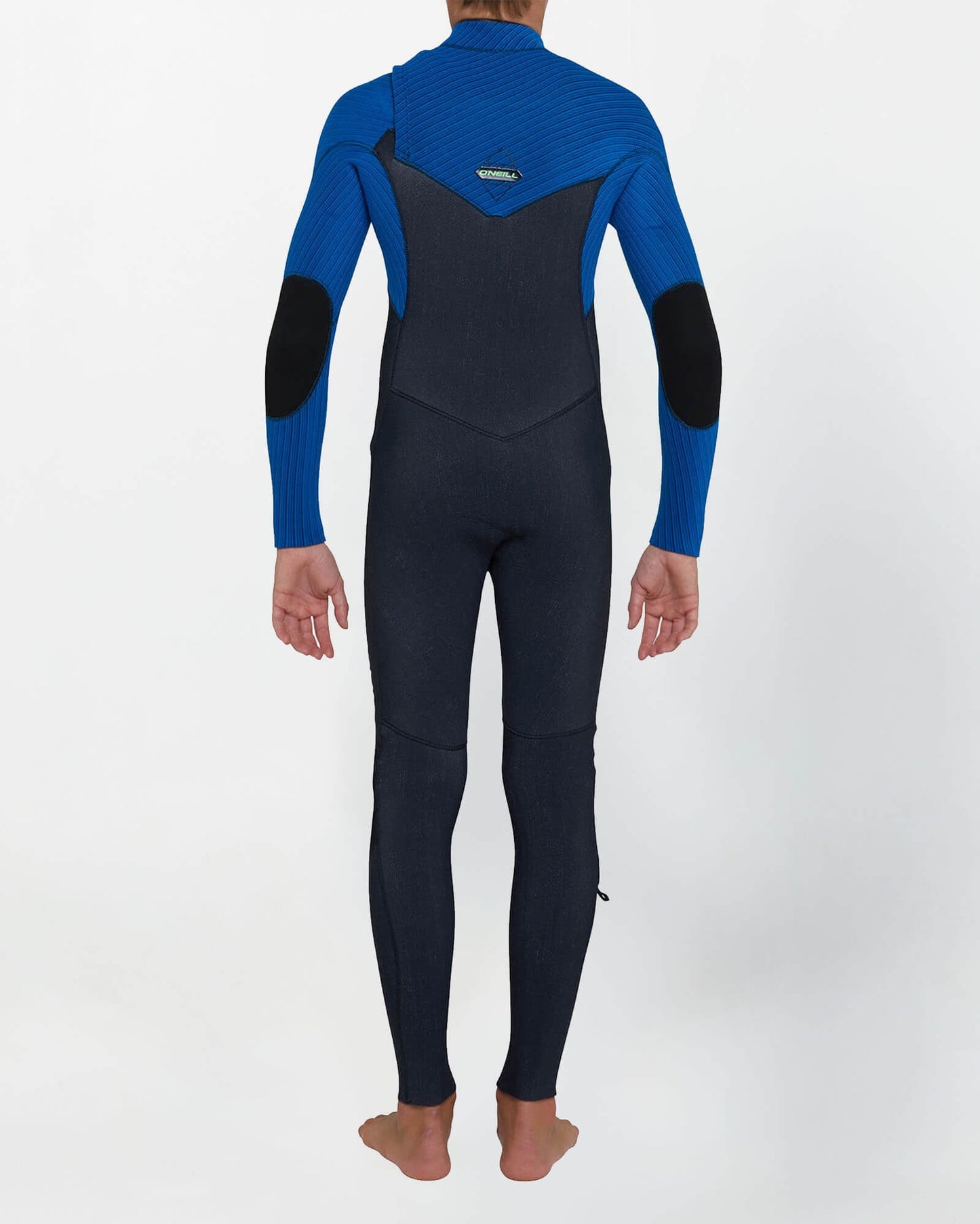 Kids HyperFreak 4/3+ Steamer Chest Zip Wetsuit - Acid/Ultrablue