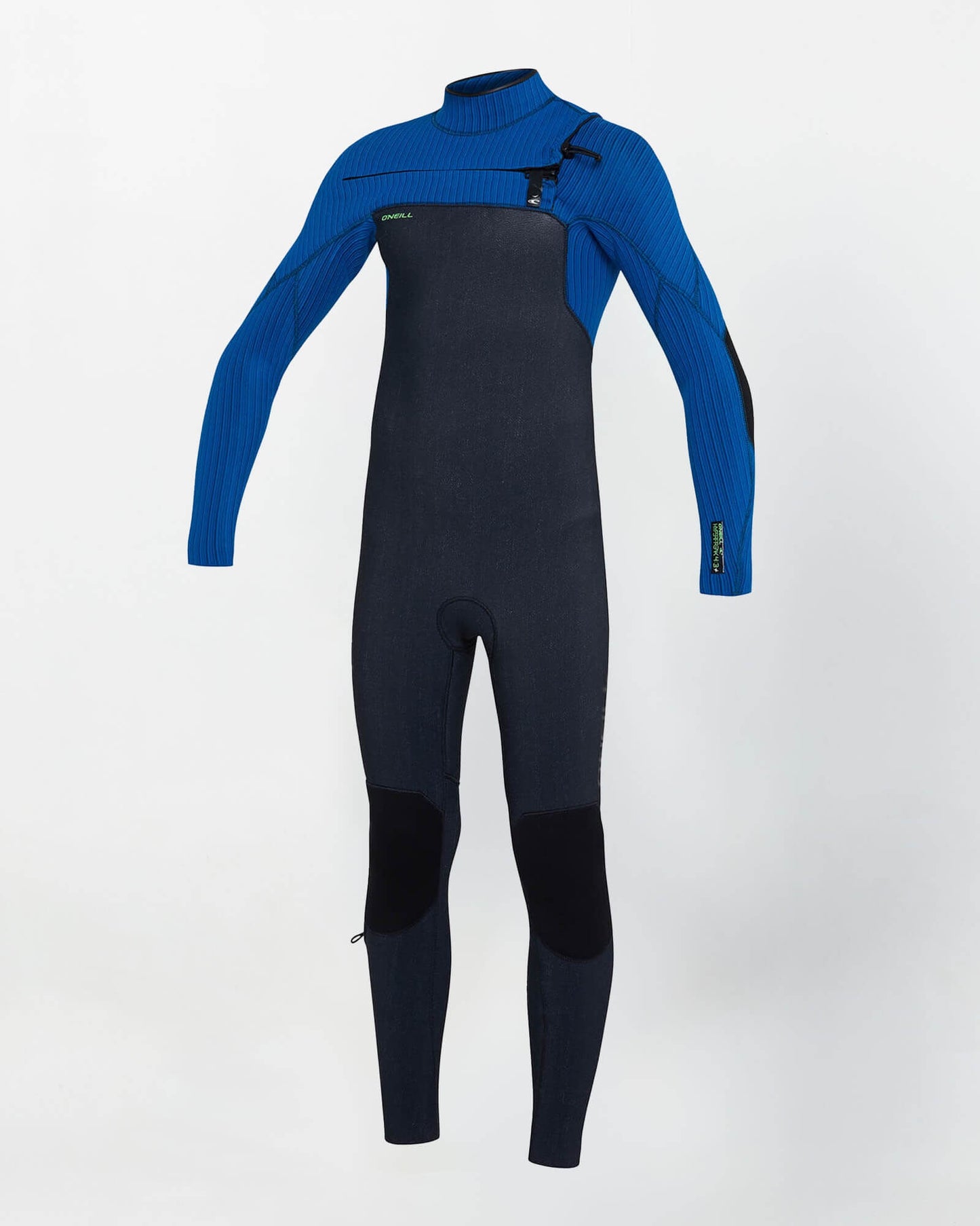 Kids HyperFreak 4/3+ Steamer Chest Zip Wetsuit - Acid/Ultrablue