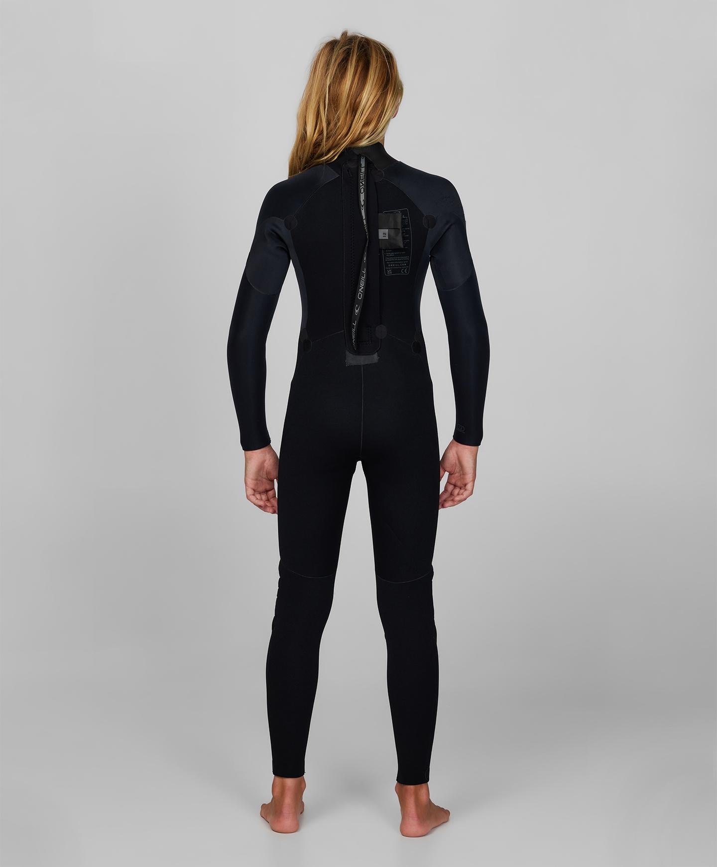 Kid's Reactor 3/2mm GBS Steamer Wetsuit - Black