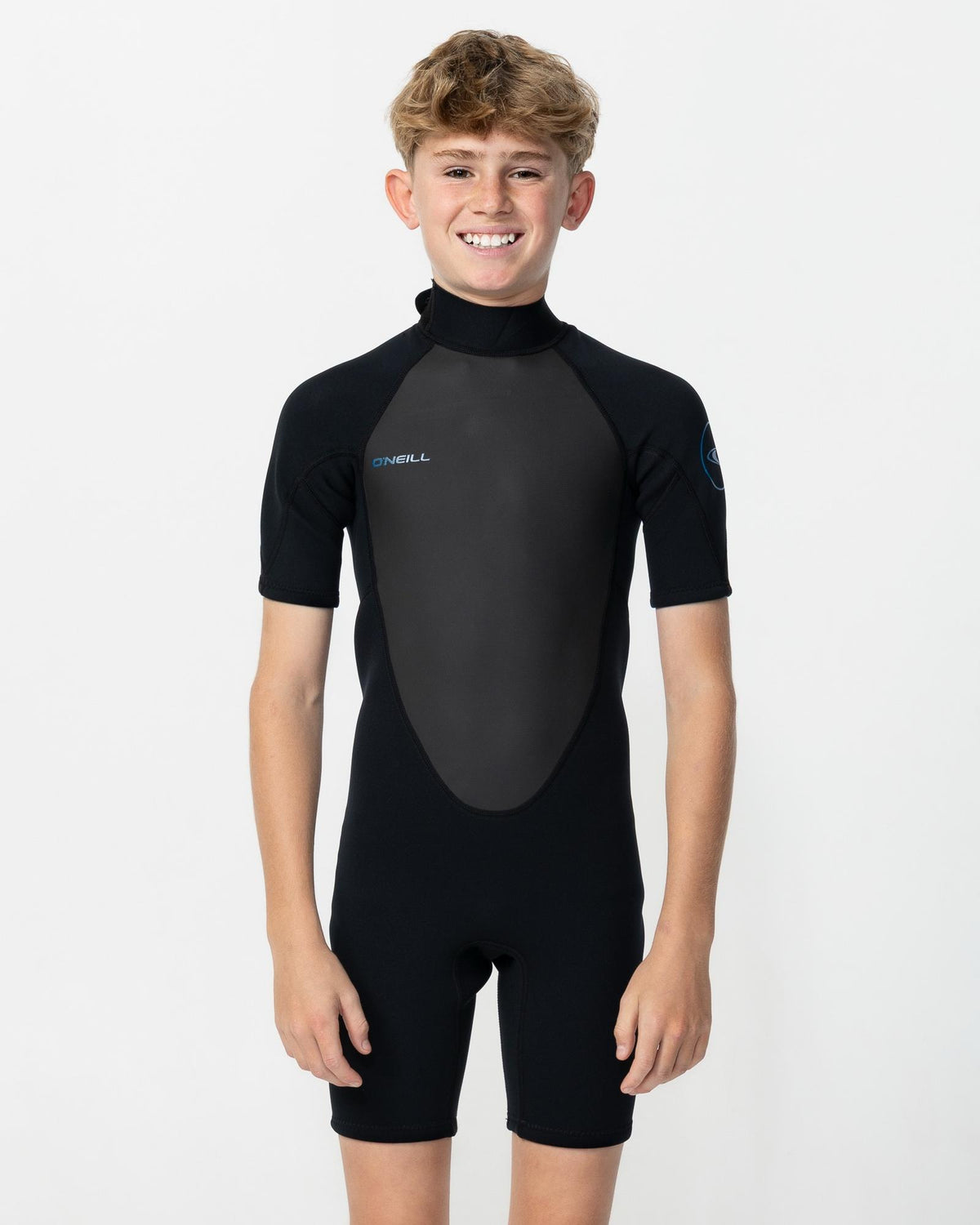 Boy's Reactor Short Sleeve Spring Suit 2mm Wetsuit - Black