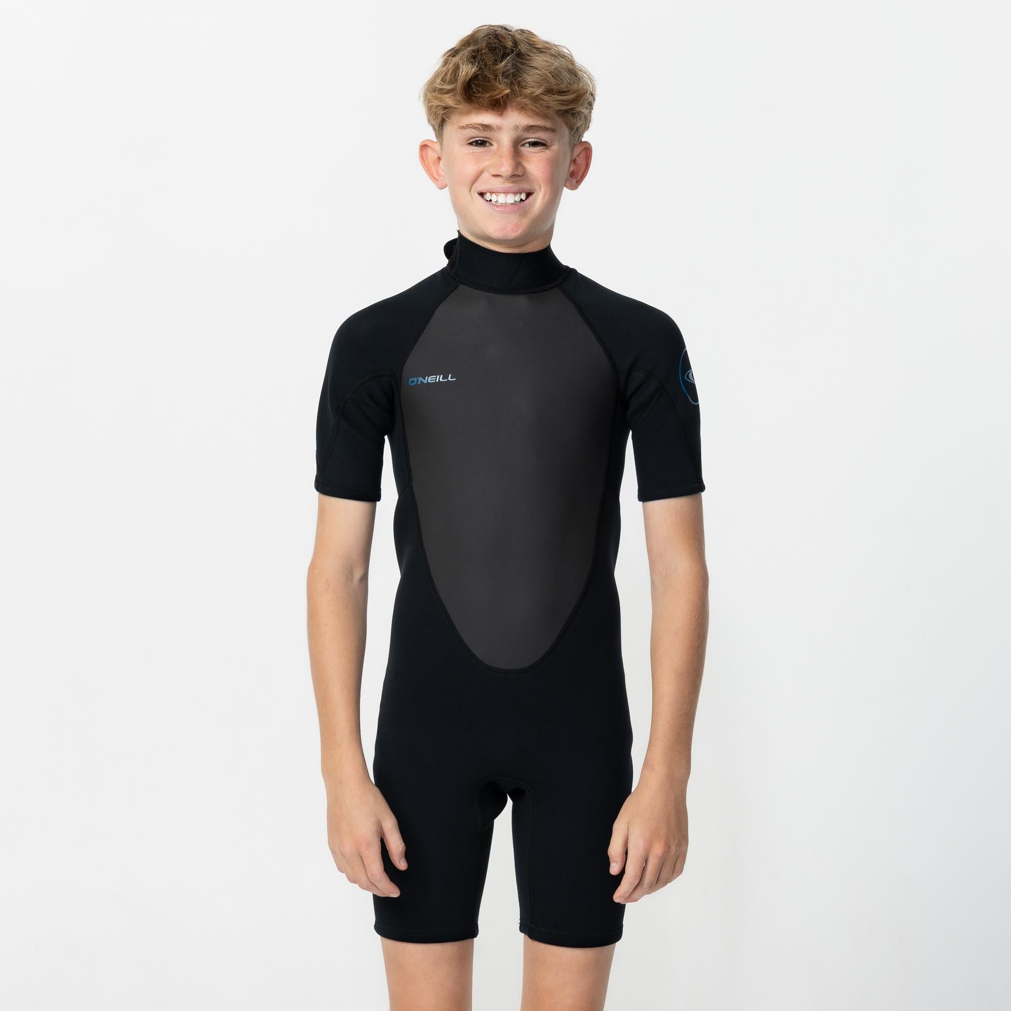 Kid's Reactor Short Sleeve Spring Suit 2mm Wetsuit - Black