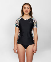 Laney SS Rash Vest - Macaw Floral