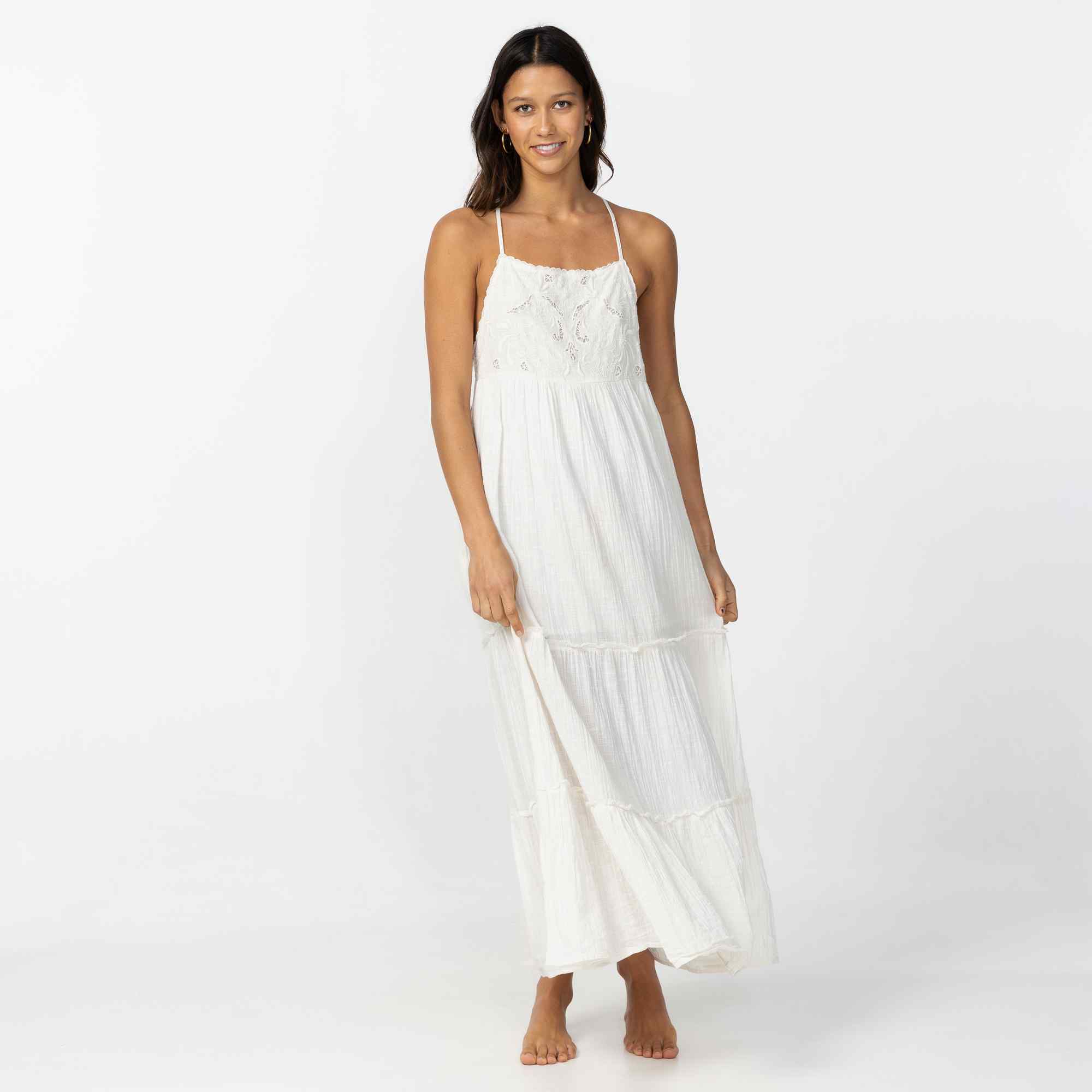 Lisbon Maxi Dress - Winter White