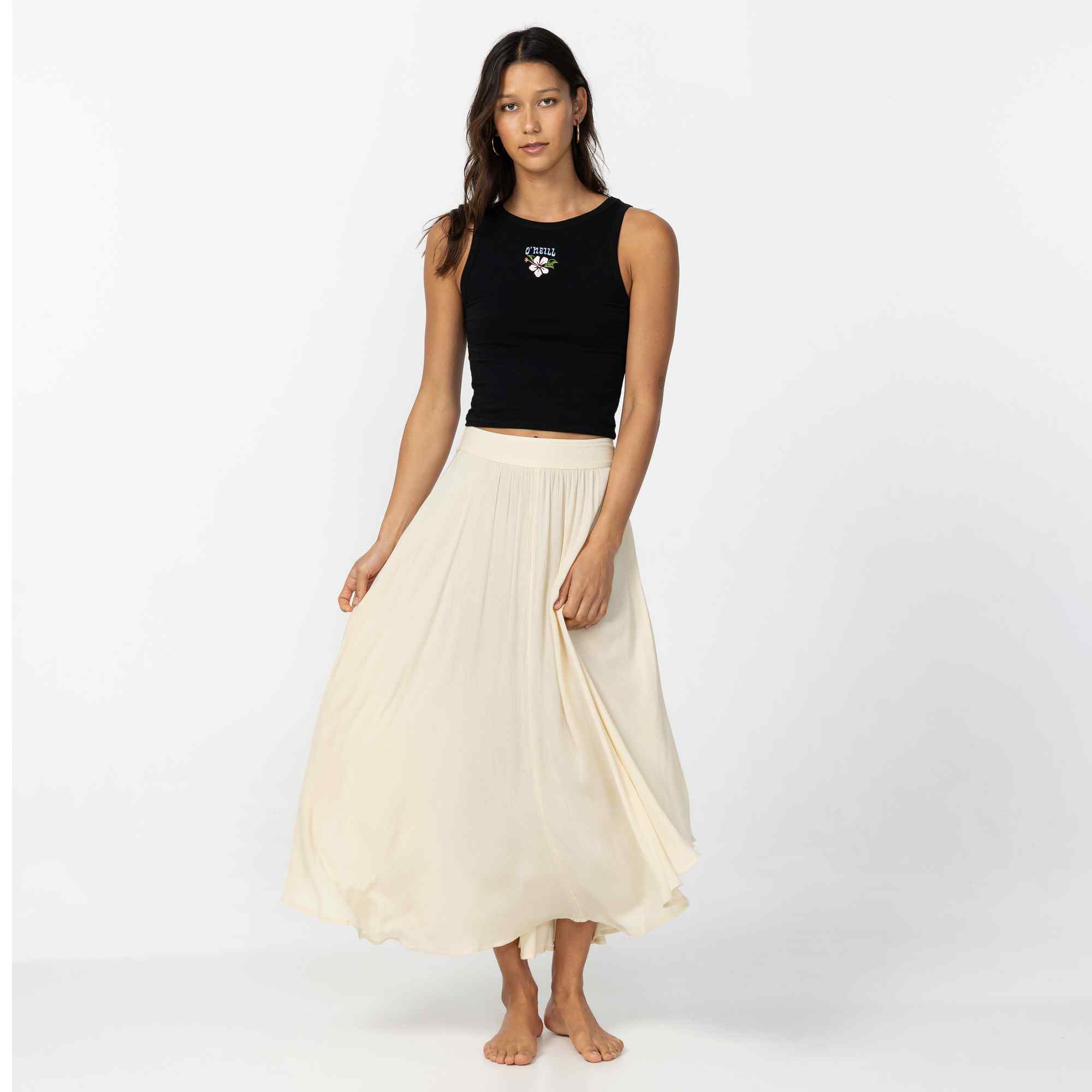 Marnie Solid Skirt - Tapioca