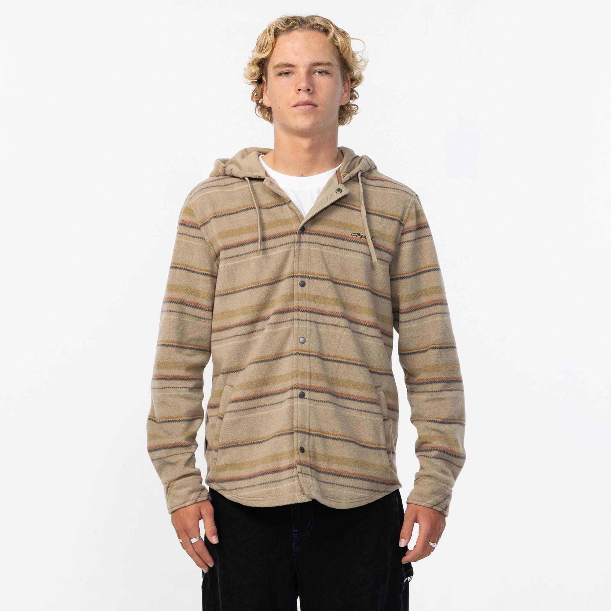 Men's Canyons Hooded Superfleece - Khaki