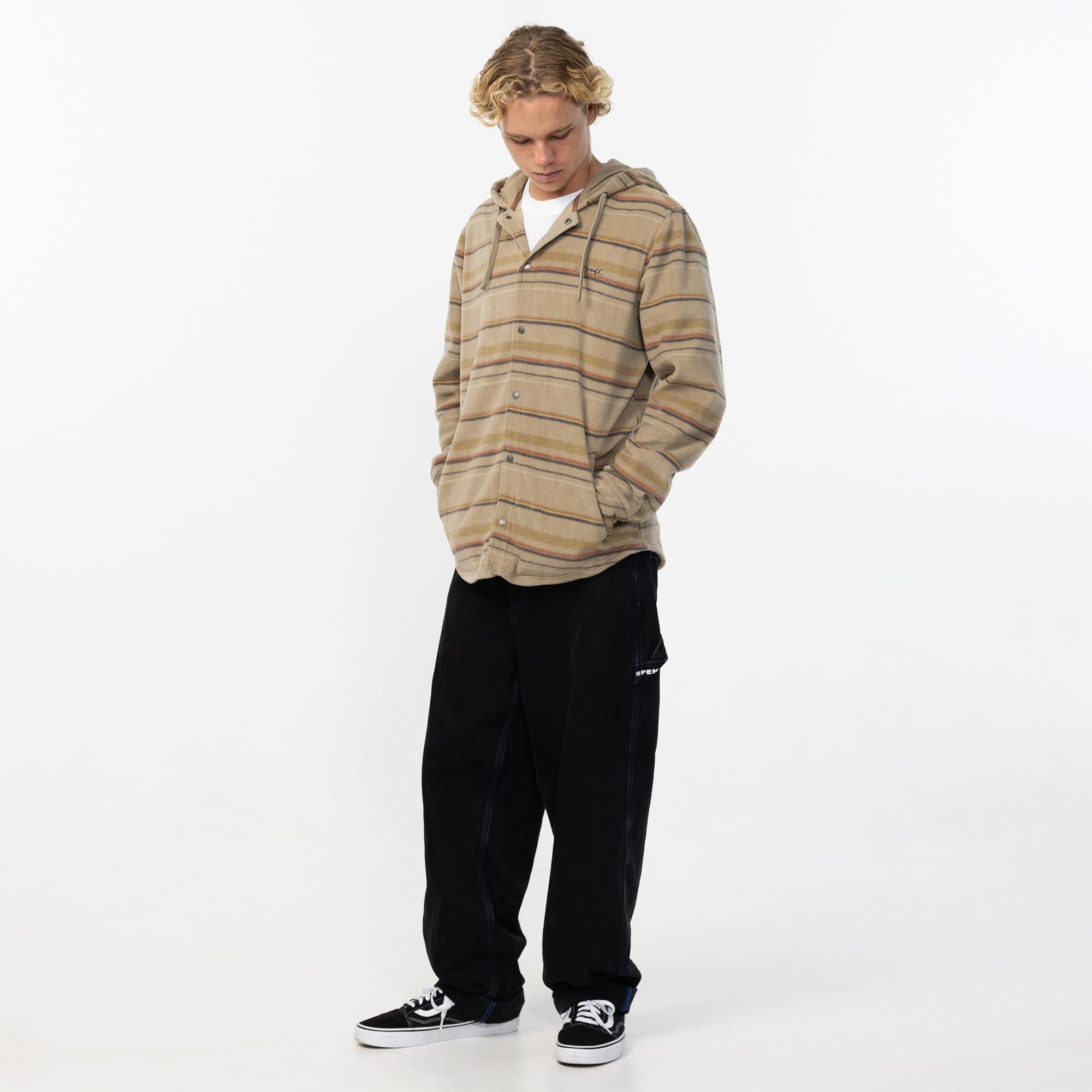 Men's Canyons Hooded Superfleece - Khaki