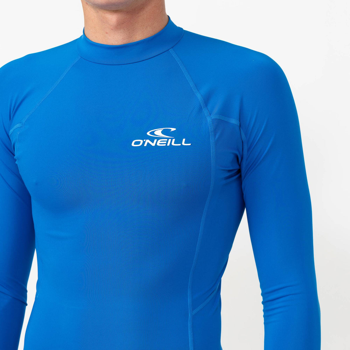 Men's Clean & Mean Long Sleeve Rash Vest - Blue