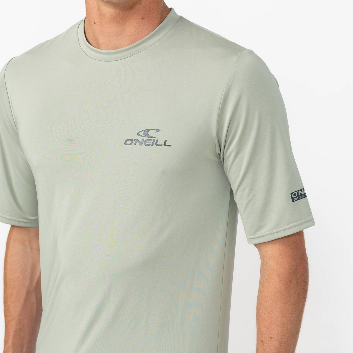 Men's Clean & Mean Short Sleeve Rash Vest Tee - Seagrass
