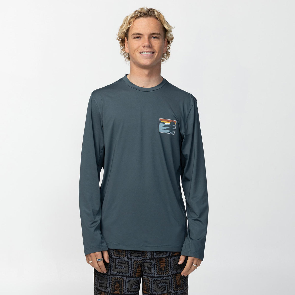 Men's Dawn UPF Long Sleeve Tee - Dark Slate
