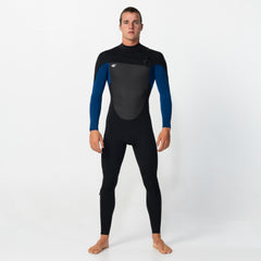 Men's Defender 3/2mm Steamer Chest Zip - Navy