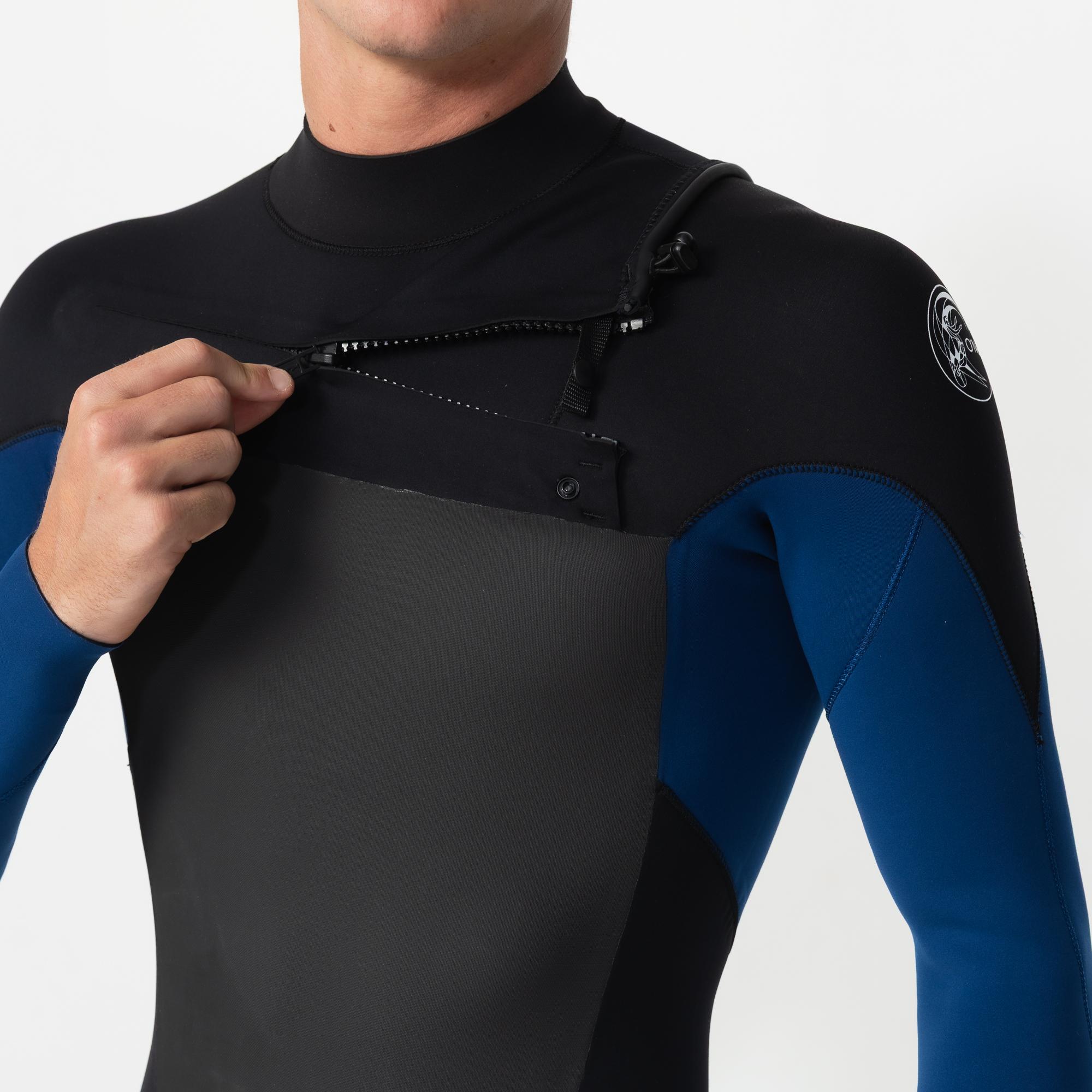 Men's Defender 3/2mm Steamer Chest Zip - Navy