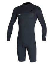 HyperFreak 2mm Long Sleeve Springsuit Chest Zip Wetsuit - Black