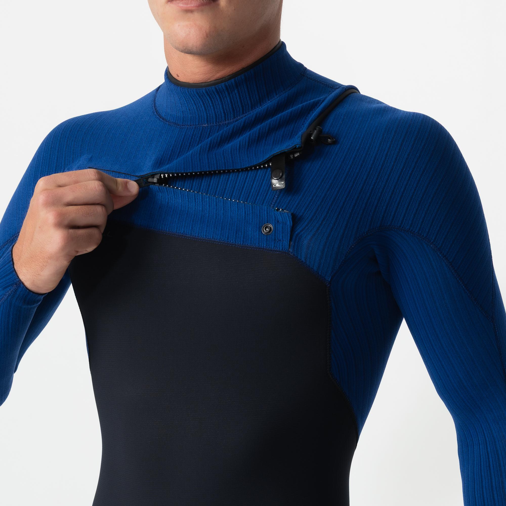 Men's HyperFreak 3/2+ Steamer Chest Zip - Twilight Blue