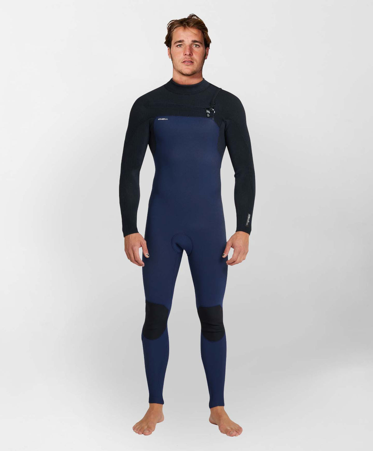 HyperFreak 4/3+ Steamer Chest Zip Wetsuit - Navy