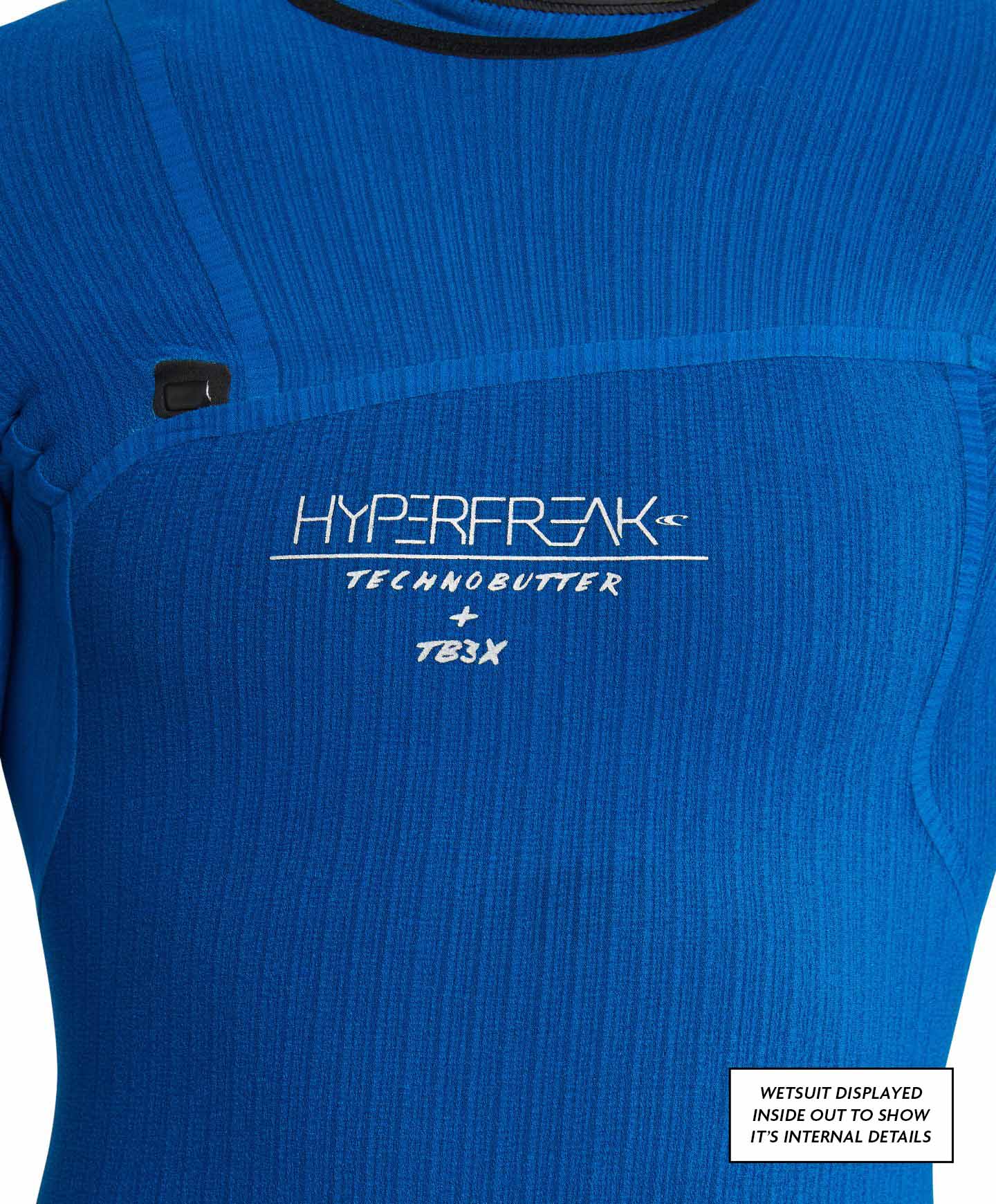 HyperFreak 3/2+ Steamer Chest Zip Wetsuit - Navy