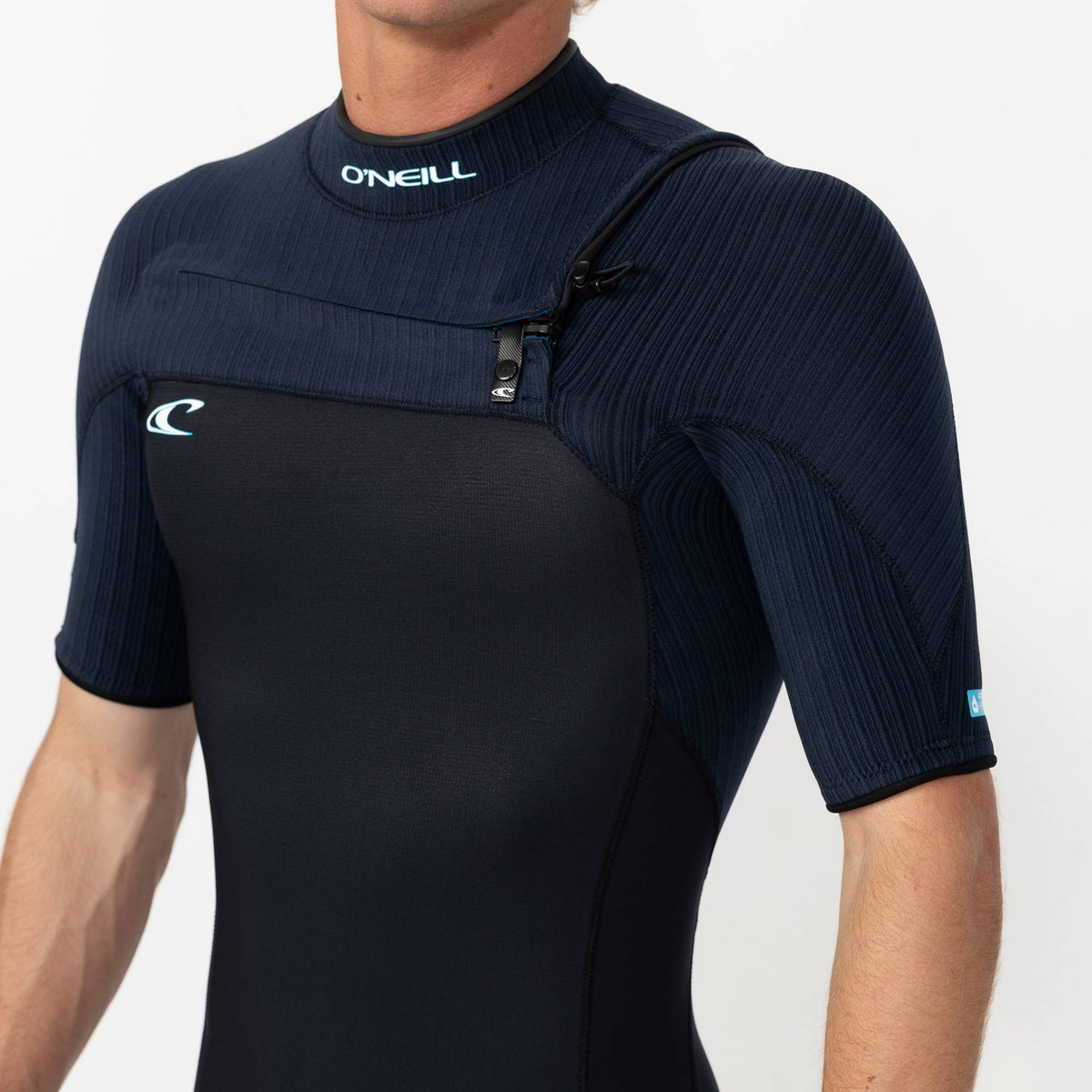 Men's HyperFreak Y2K 2mm Short Sleeve Spring Suit Chest Zip - Carbon