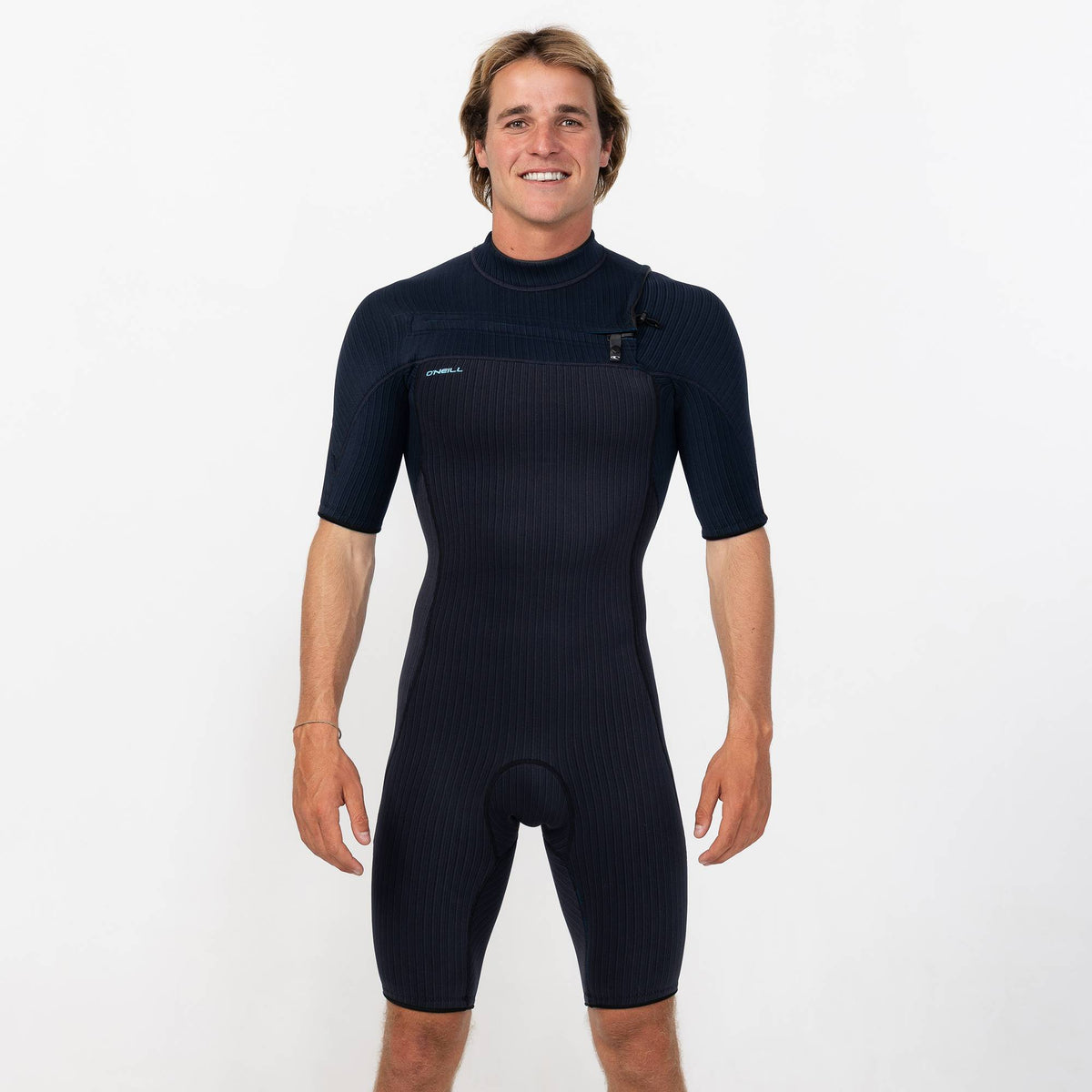 Men's HyperX FL 2mm Short Sleeve Spring Suit Chest Zip - Carbon