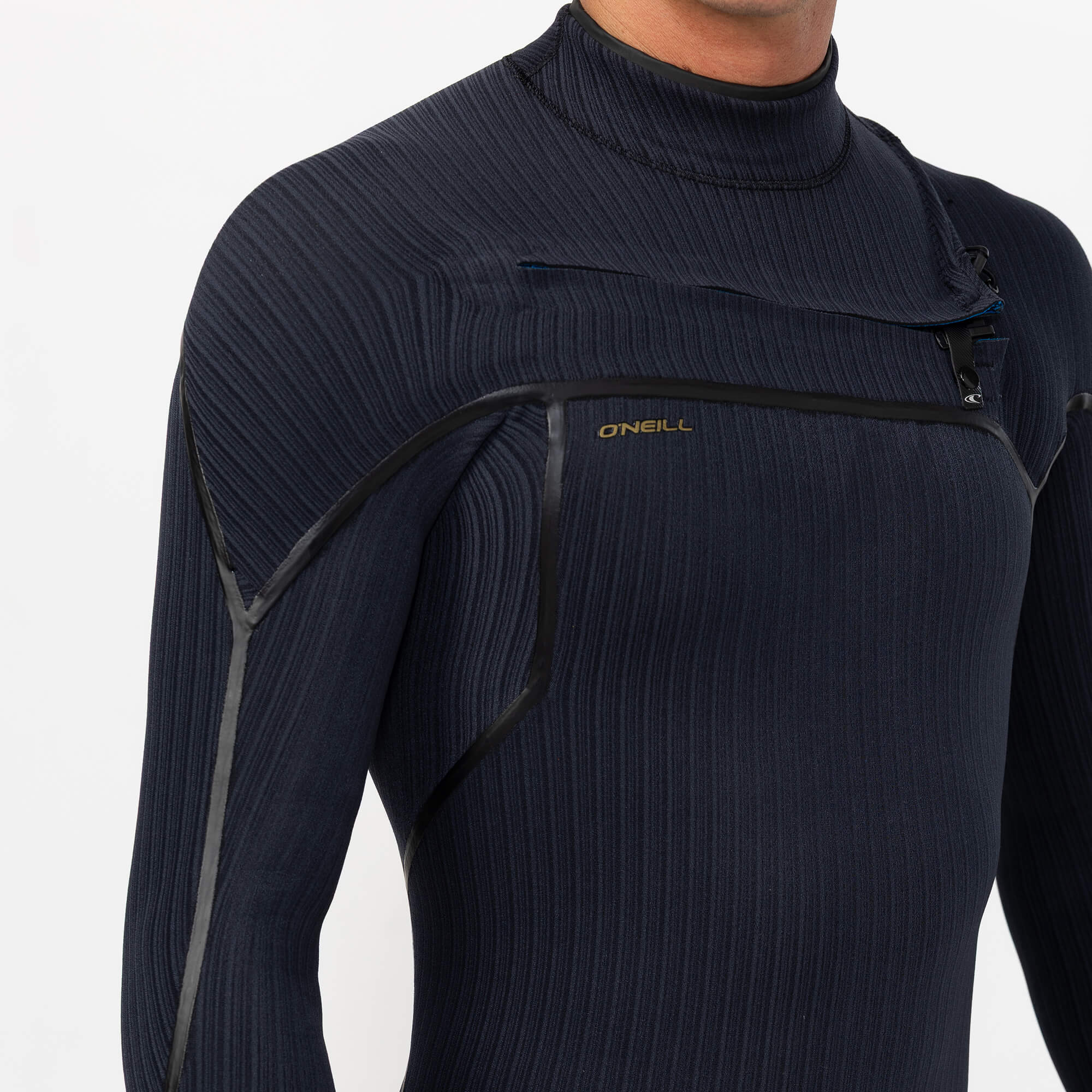 Men's HyperX 3/2mm Stitchless Steamer Chest Zip - Black