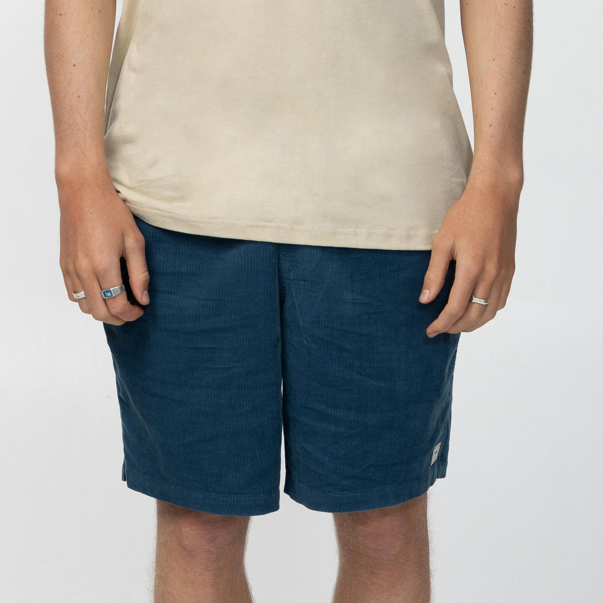 Men's OG Cord Elastic Waist 18" Short - Blue Fusion