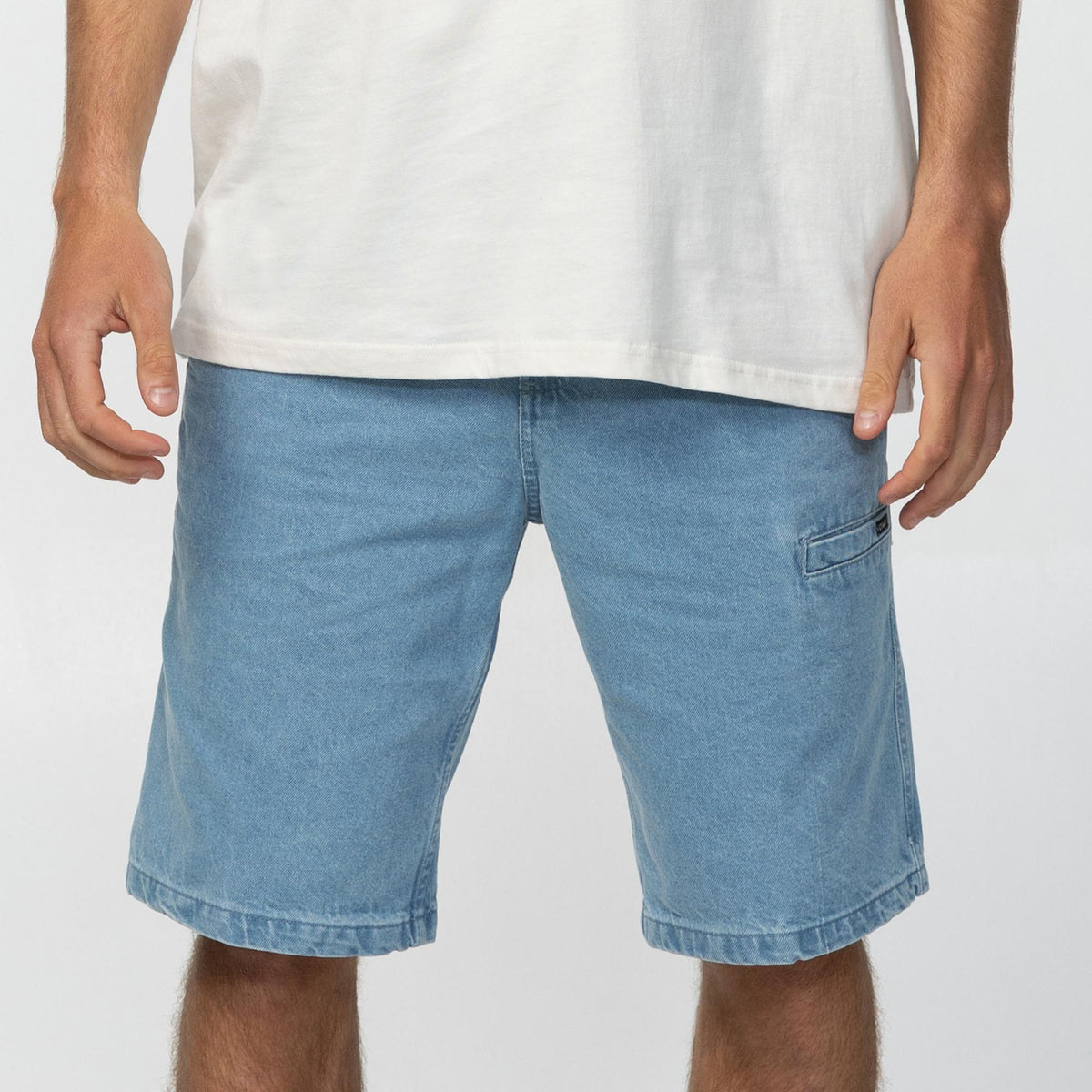 Men's OG Dockside Denim Utility 21" Short - Washed Indigo
