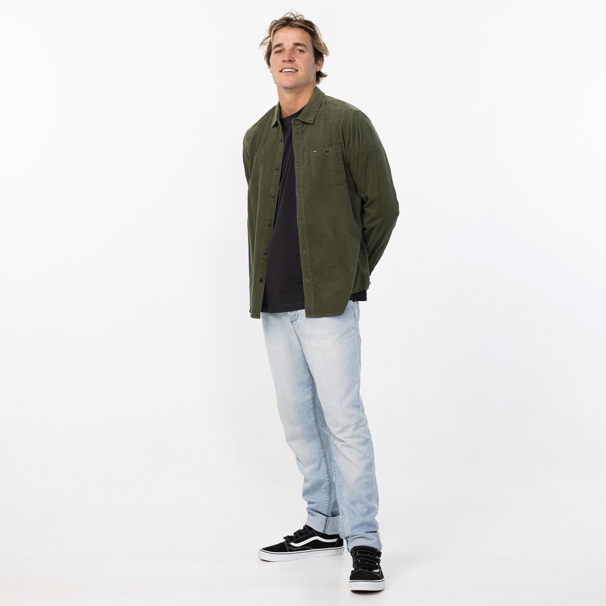 Men's OG Maxwell Cord Long Sleeve - Clover