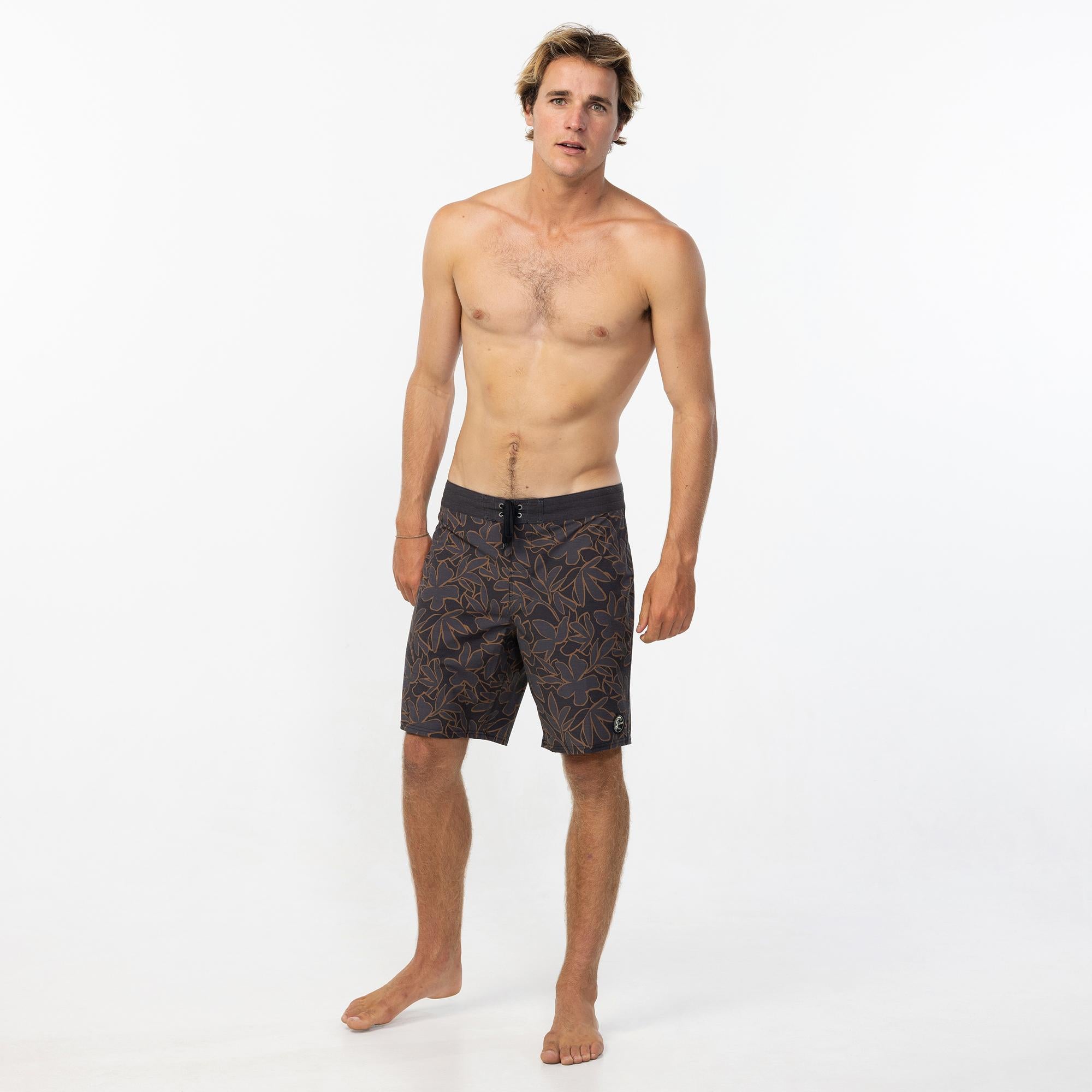 Men's OG Print 19" Boardshorts - Graphite