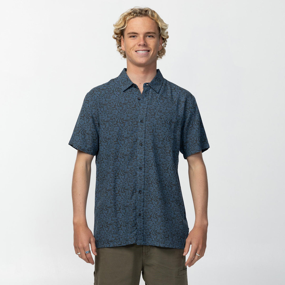 Men's OG Print Standard Shirt - Blue Fusion