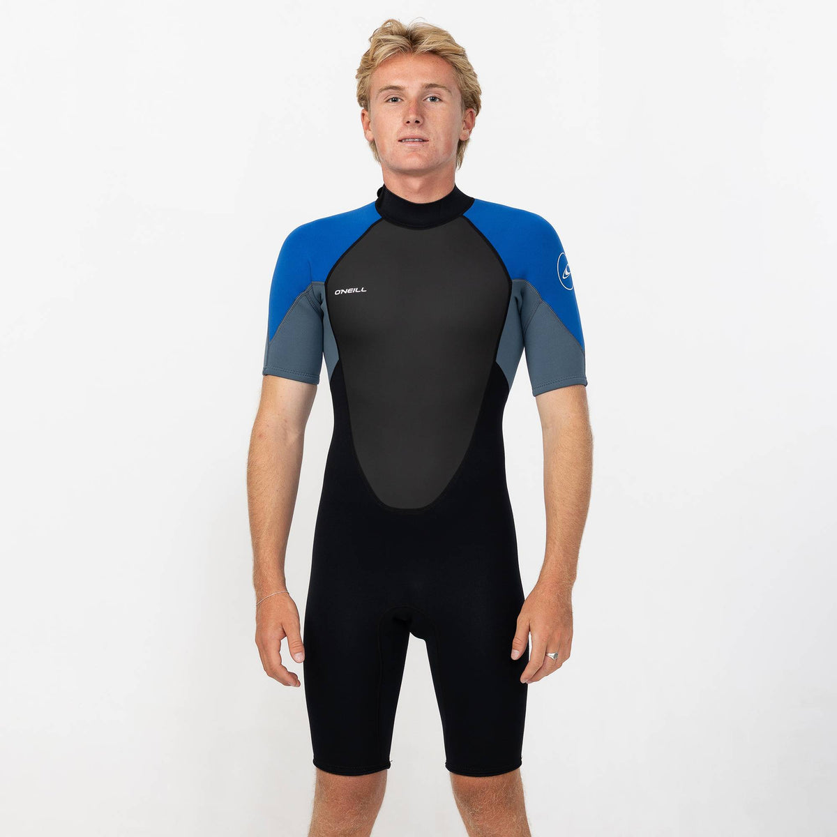 Men's Reactor 2mm Short Sleeve Spring Suit Back Zip - Blue