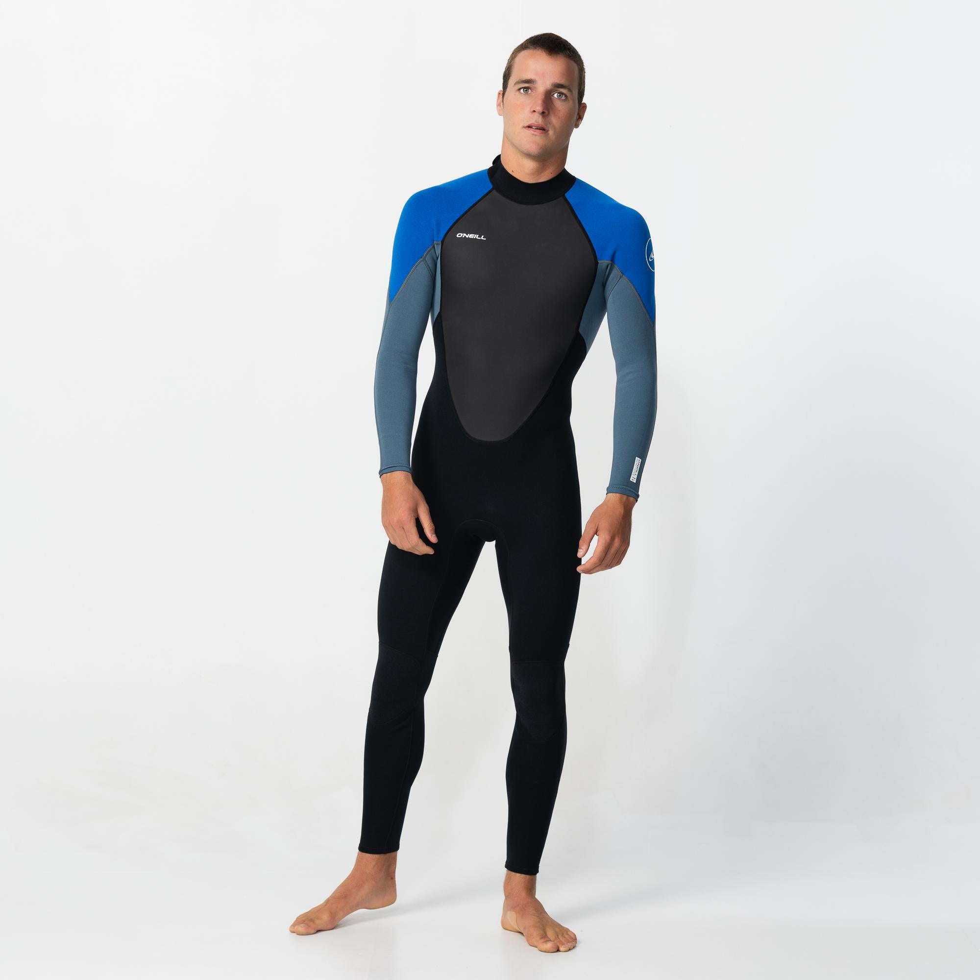 Men's Reactor 3/2mm Steamer Back Zip - Cadet Blue