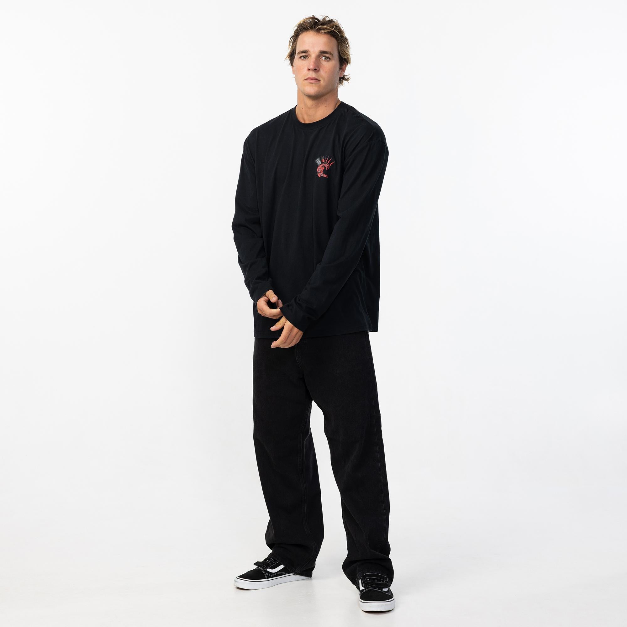 Men's Spike Reissue OS Long Sleeve - Black
