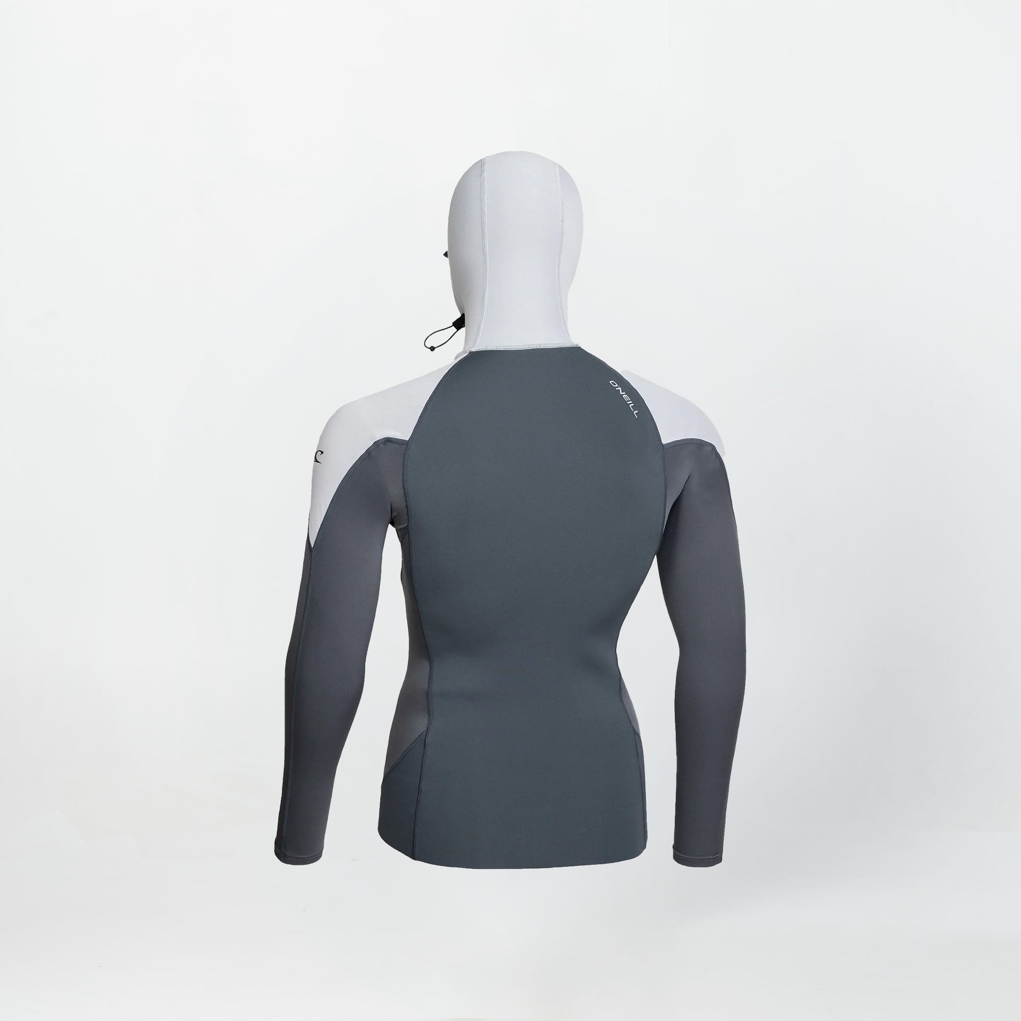Men's Thin Skins Neo Long Sleeve Hooded Rash Vest - Graphite
