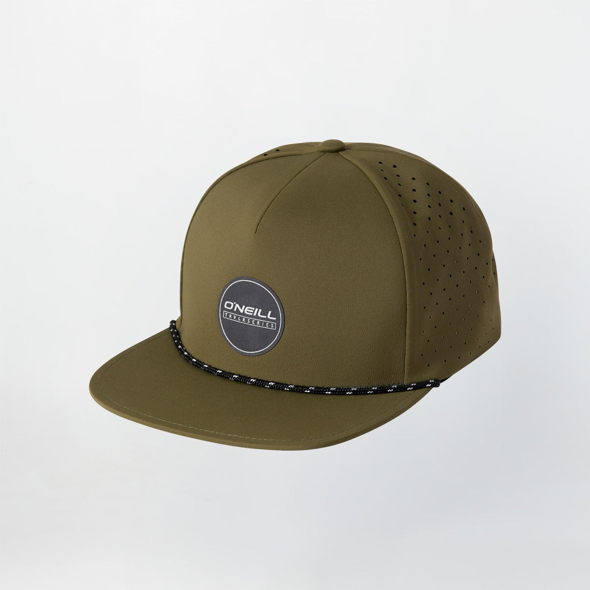 TRVLR Delta Snapback Hat - Dark Olive