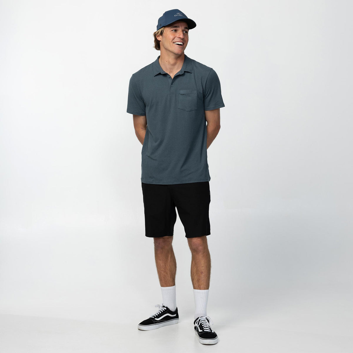 Men's TRVLR UPF Polo - Dark Slate