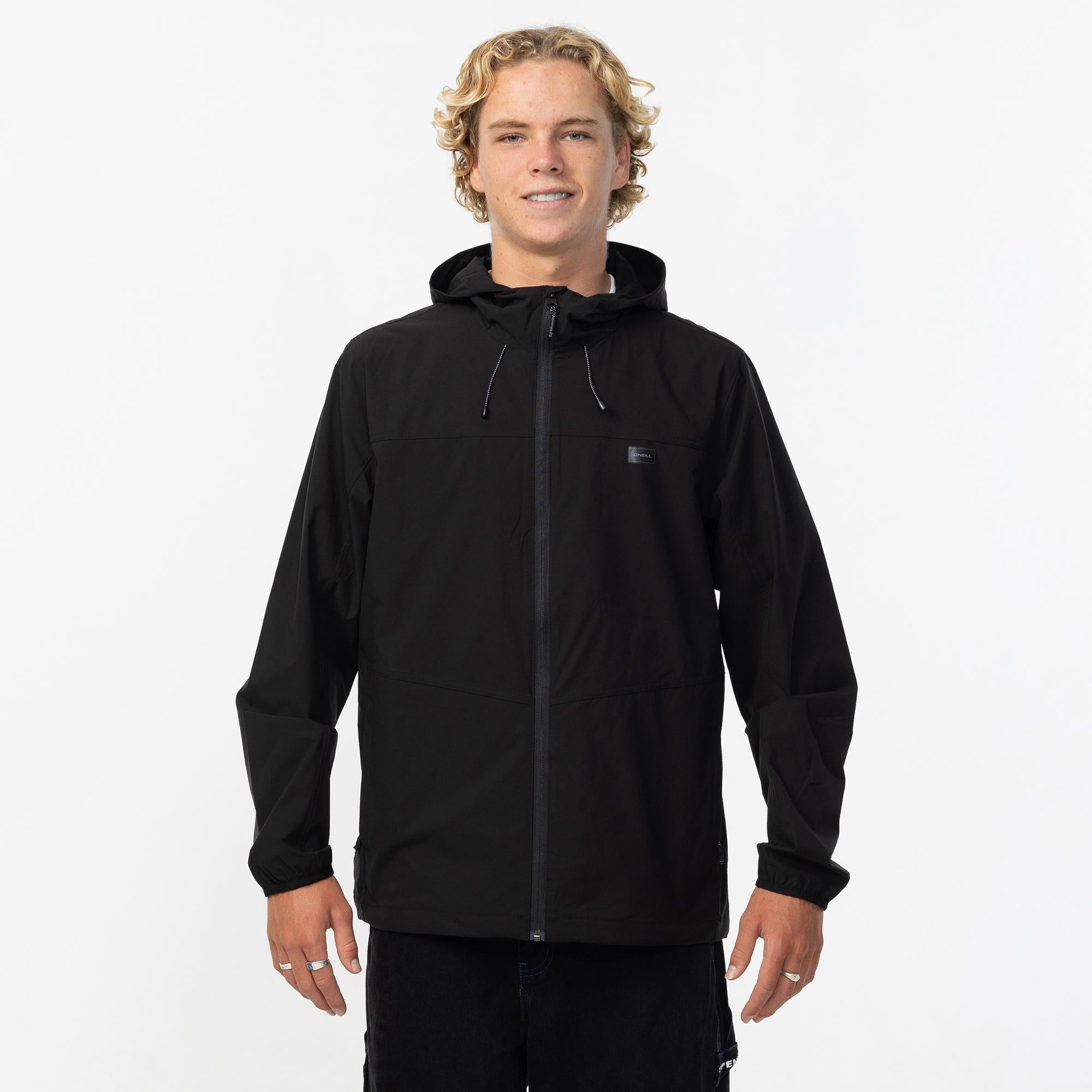 Men's TRVLR Windbreaker Stretch Jacket - Black