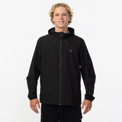 Men's TRVLR Windbreaker Stretch Jacket - Black