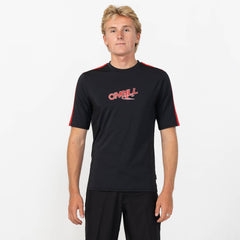 Men's Y2K SS Rash Vest Tee - Black