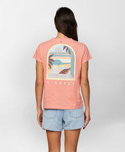 Oceanviews T-Shirt - Canyon Rose