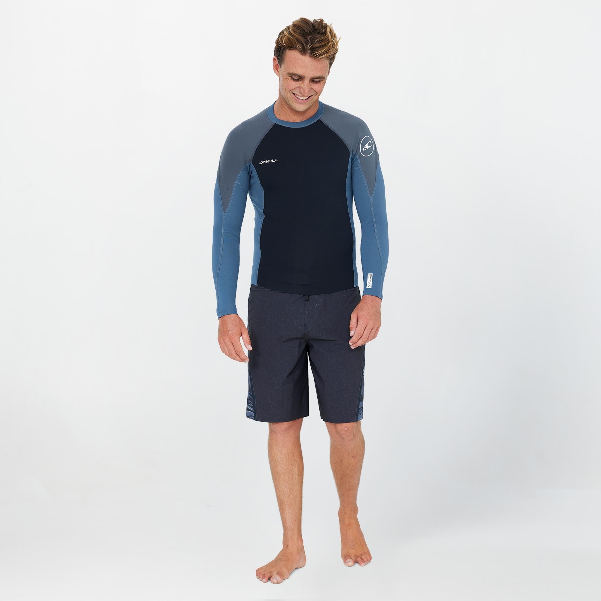 Men's Reactor 1.5mm Long Sleeve Wetsuit Jacket - Cadet Blue