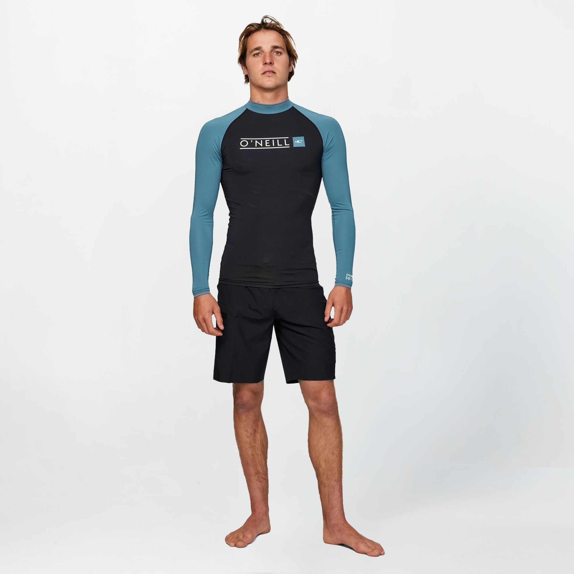 Reactor Block UV LS Rash Vest - Deep Teal
