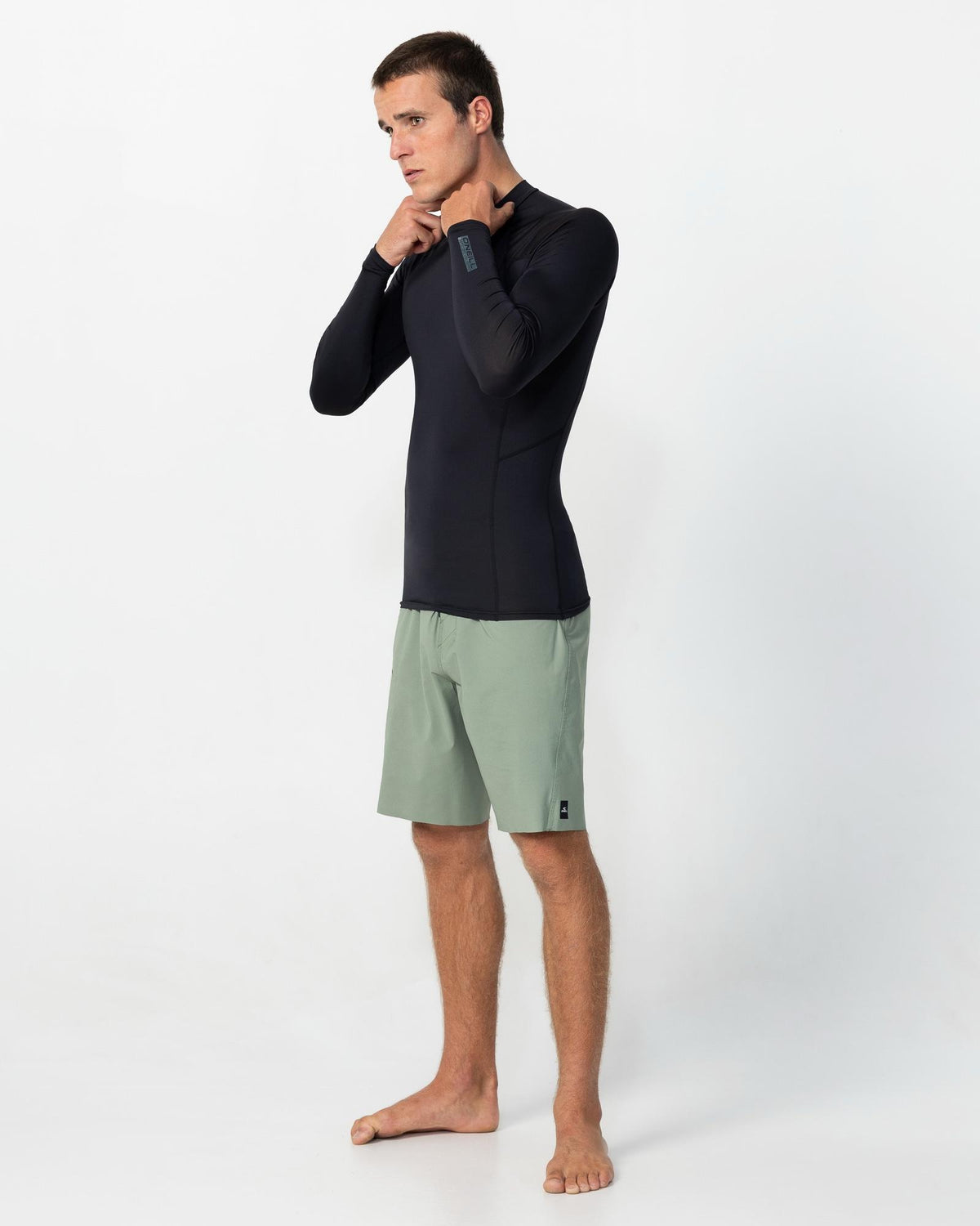 Reactor UV Long Sleeve Rash Vest - Black