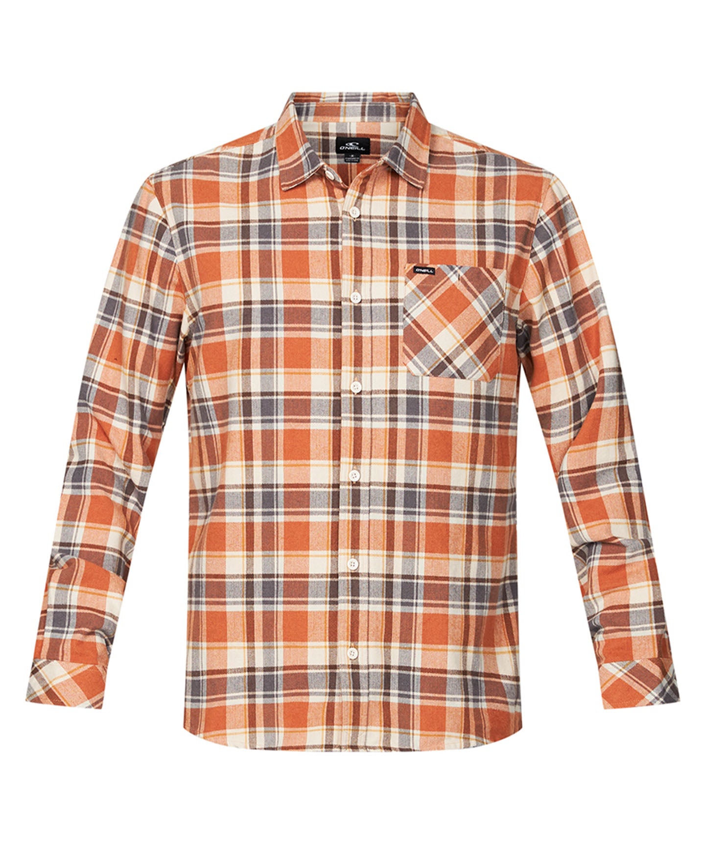 Redmond Plaid Stretch Flannel Shirt - Brown