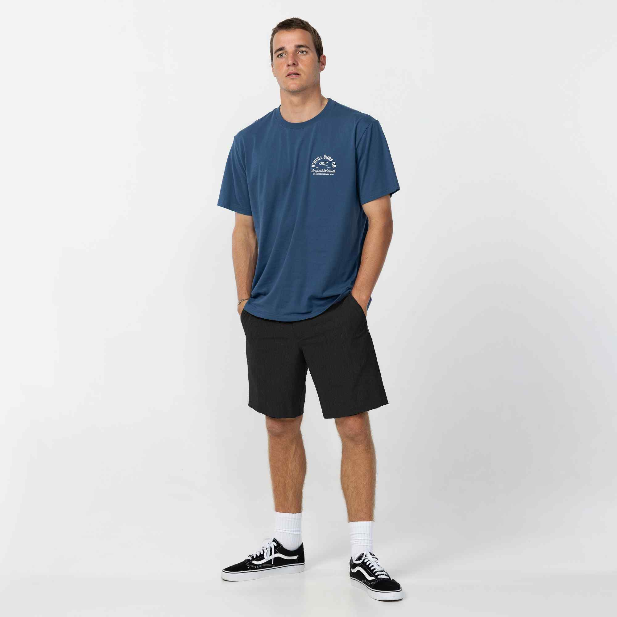 Reserve Heather 19" Hybrid Short - Heather Black