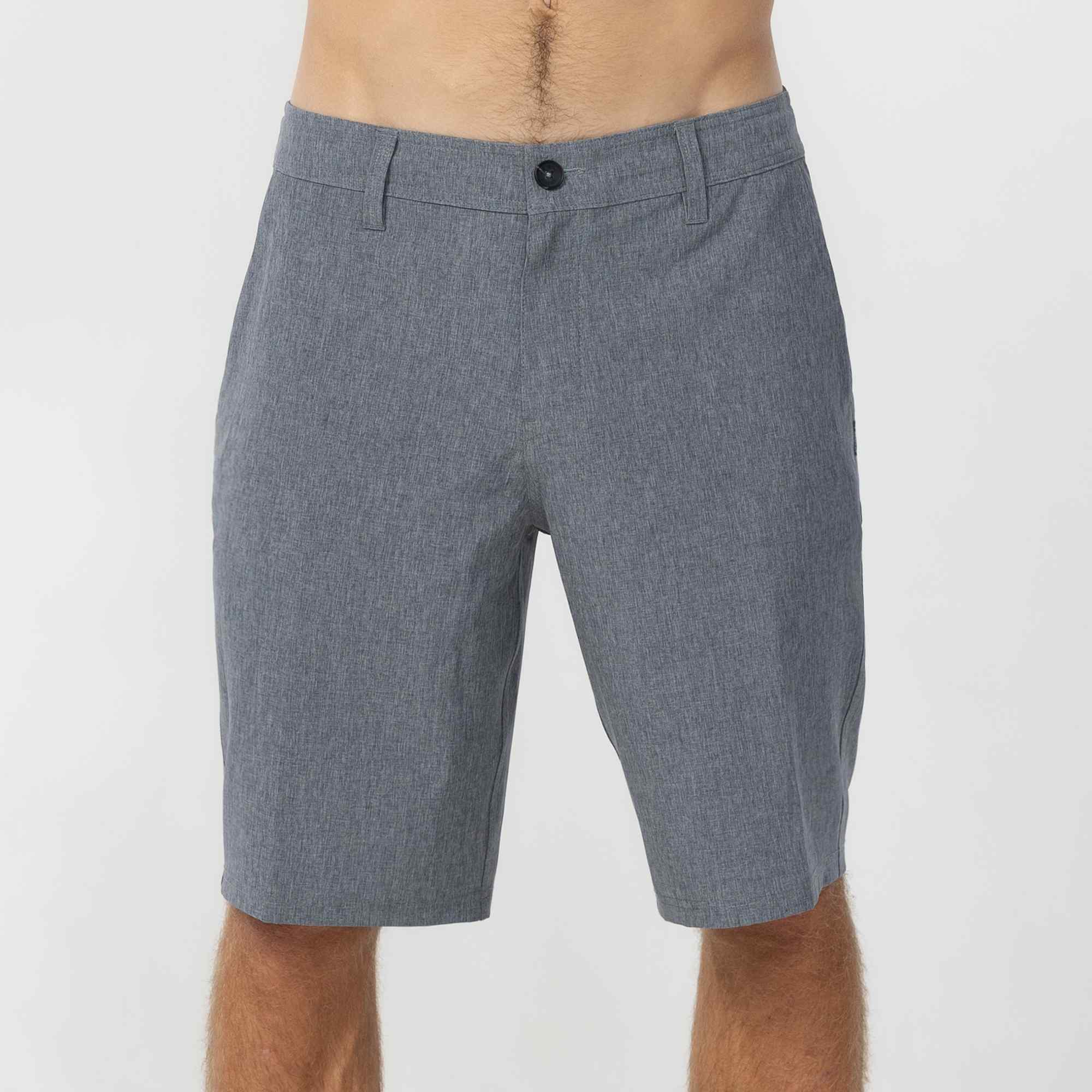 Reserve Heather 21" Hybrid Short - Heather Grey