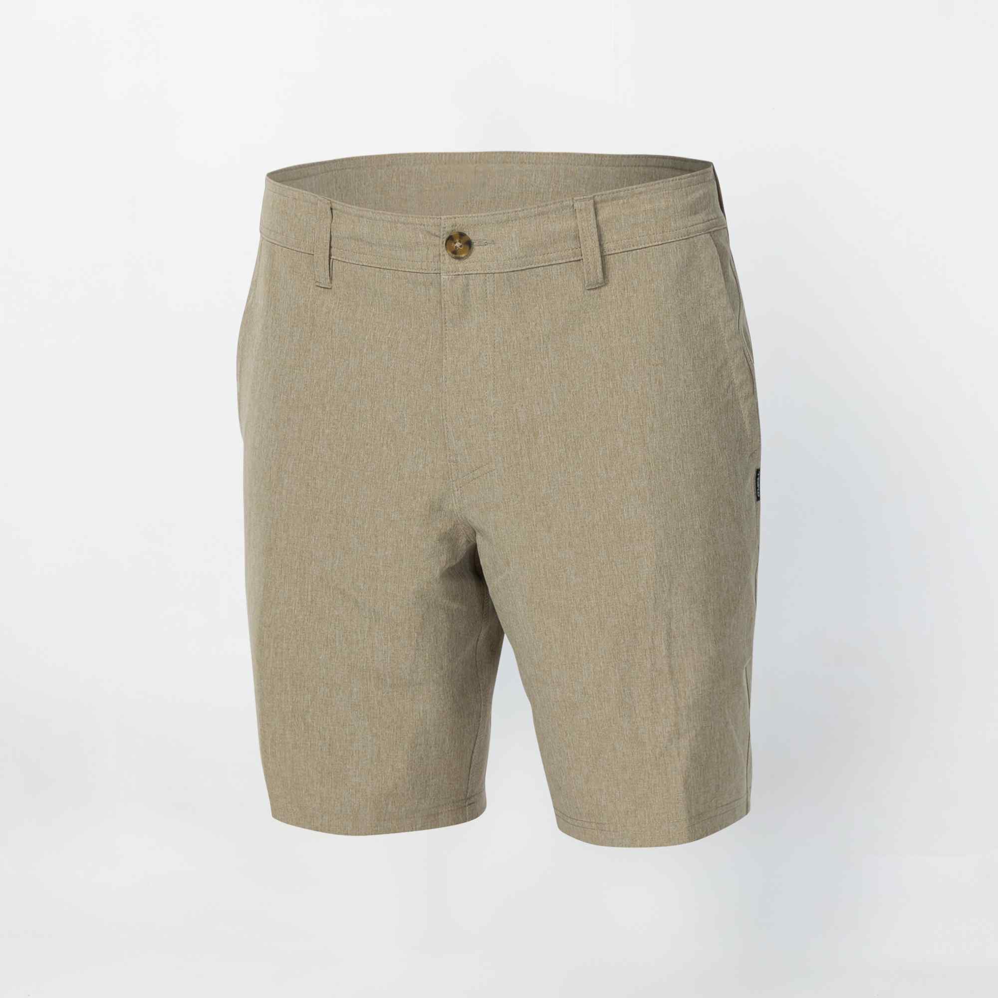 Reserve Heather 21" Hybrid Short - Heather Khaki