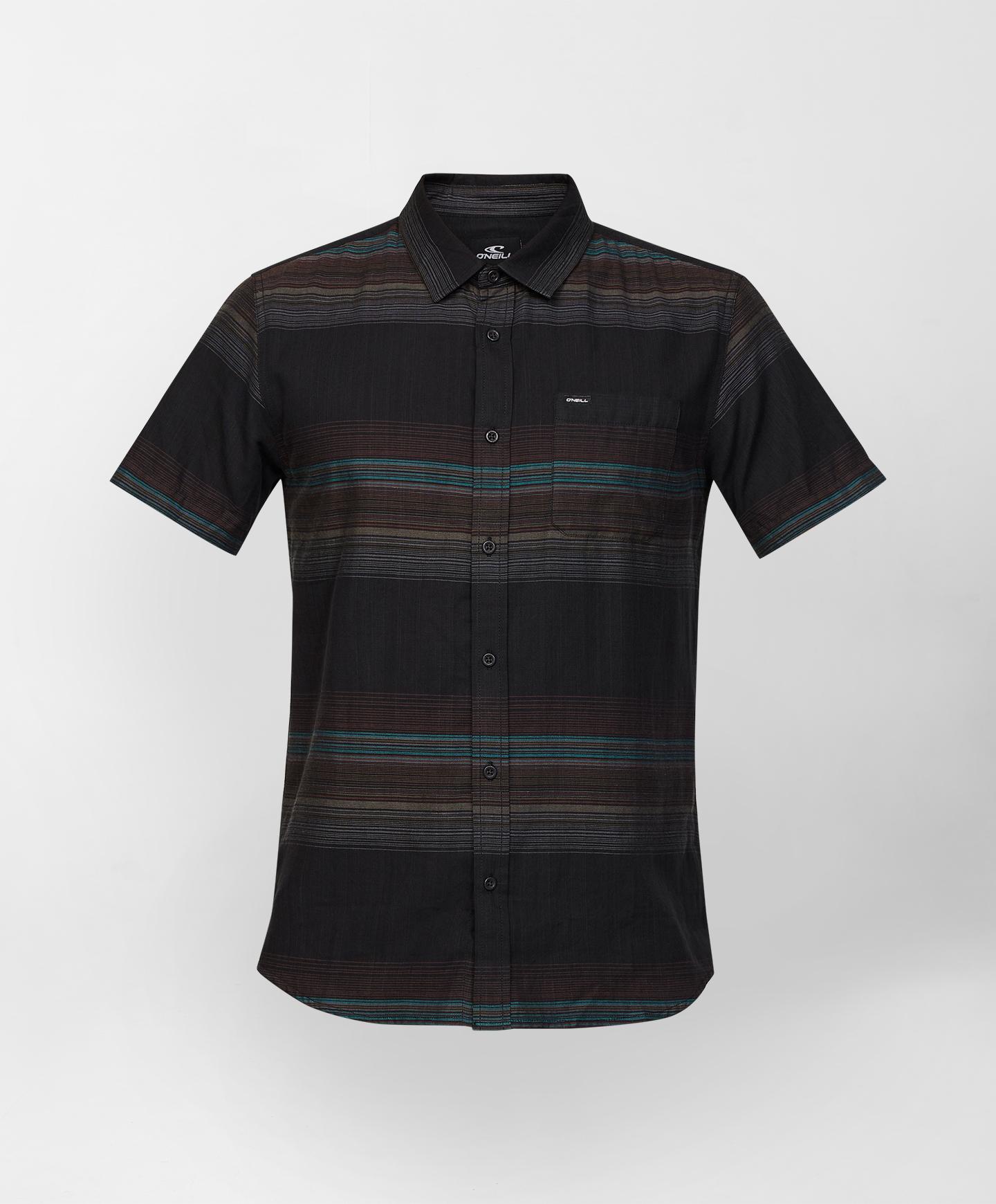 Seafaring Stripe SS Shirt - Black