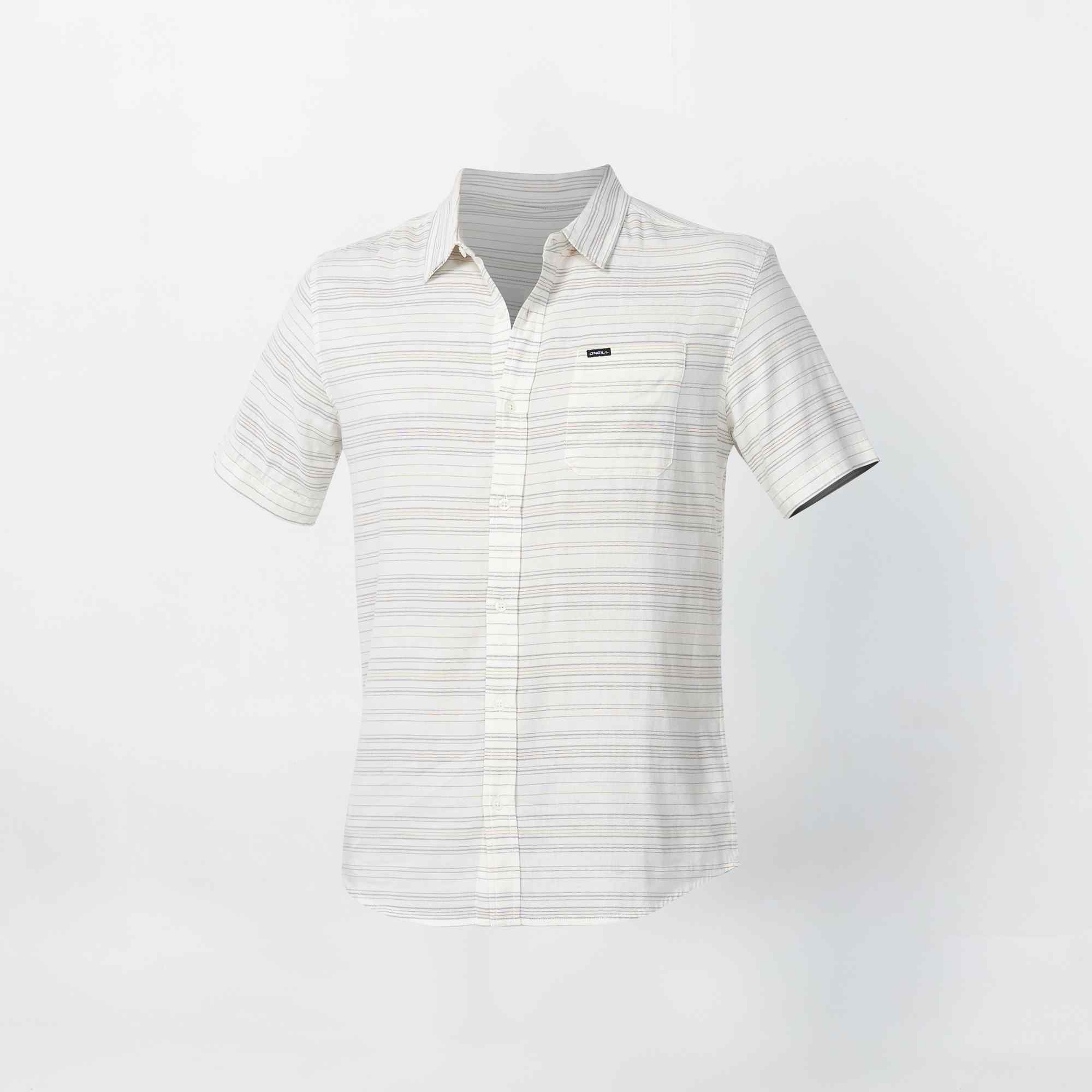 Seafaring Stripe Stretch Shirt - Natural