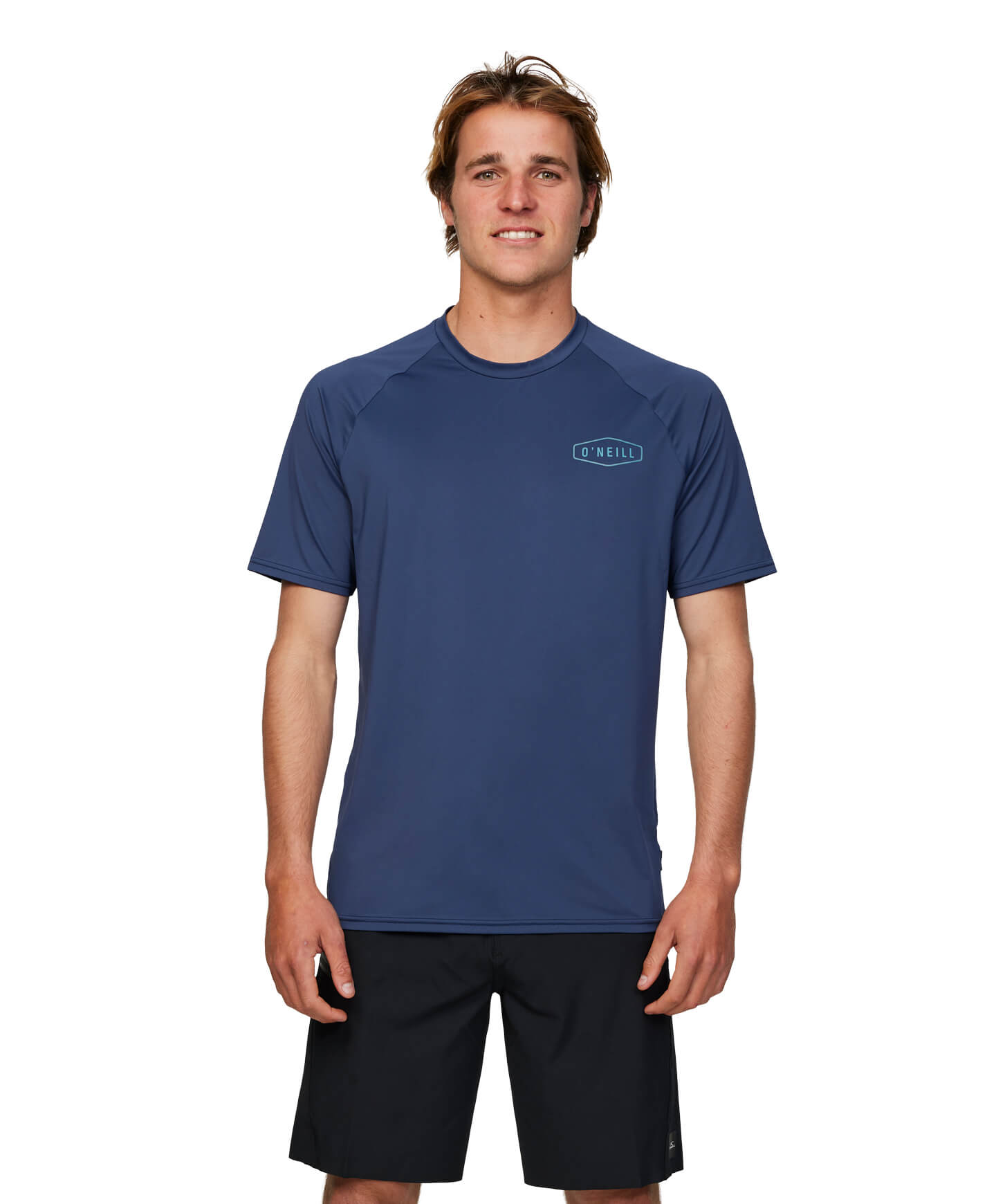 Spare Parts UV SS Surf Tee Rashie - Navy