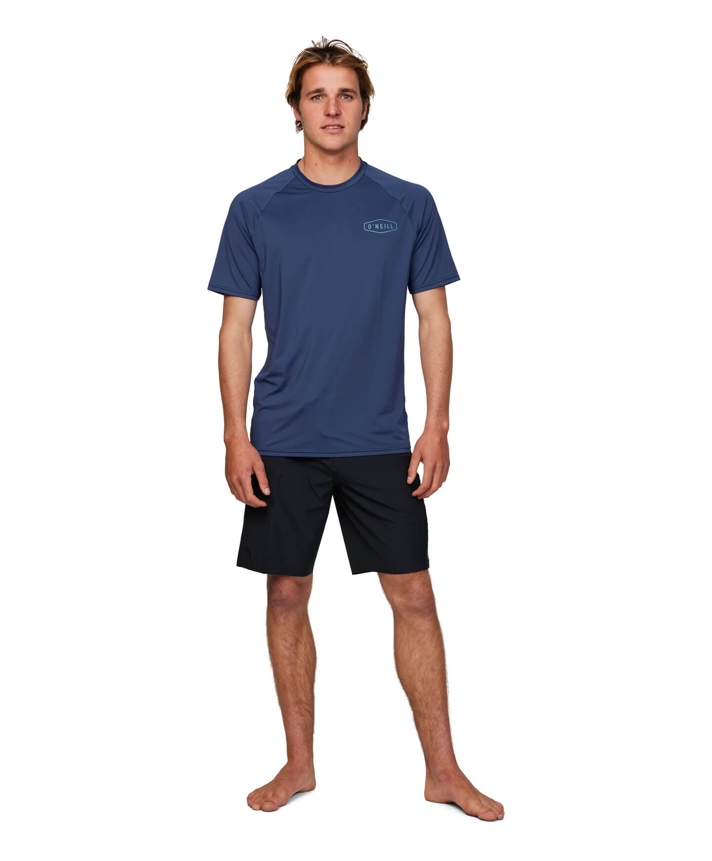 Spare Parts UV SS Surf Tee Rashie - Navy