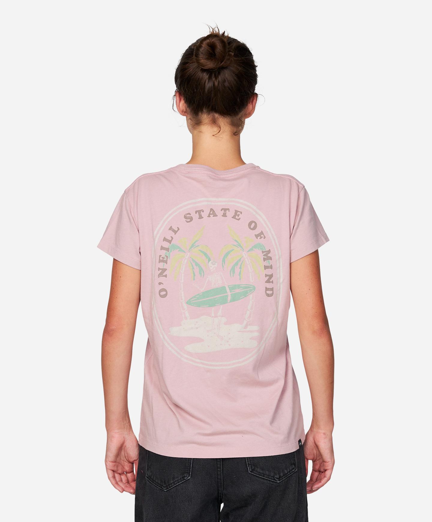 State Of Mind SS Tee - Dusty Mauve