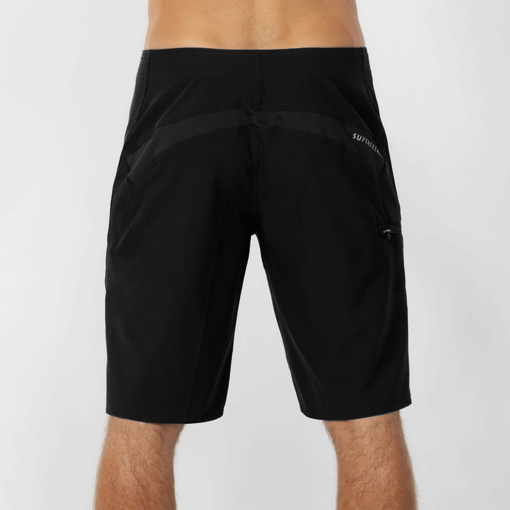 SuperFreak Solid 21" Boardshort - Black